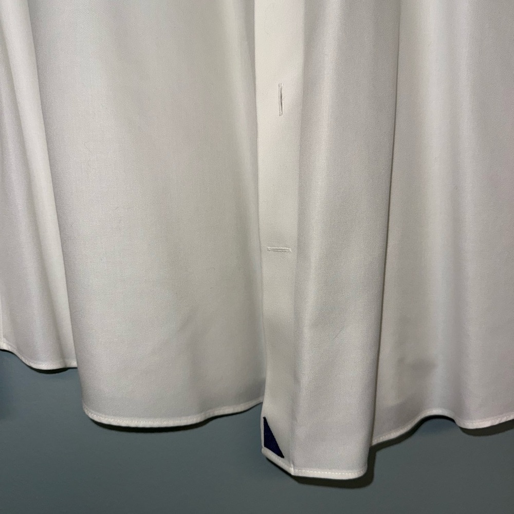 Men’s UNTUCKit White Long Sleeve Button Wrinkle Free Dress Shirt XL - Picture 3 of 7